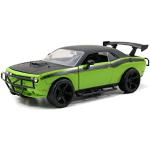Jada Toys 253203043 Fast & Furious Letty's Dodge Challenger SRT8 Off Road, Auto, Tuning Modell im Maßstab 1:24, mit Spoiler, zu öffnende Türen, Motorhaube und Kofferraum, Freilauf, grün