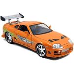 Orange Toyota Supra Modellautos & Spielzeugautos 