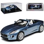Blaue Jaguar F-Type Spielzeug Cabrios aus Metall 