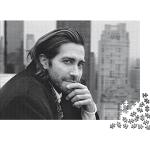 Jake Gyllenhaal 1000 Teile Puzzles for Erwachsene Star Premium Wooden Gifts Large Puzzles Educational Game Toy Gift for Wall Decoration Birthday Present 1000pcs (75x50cm)