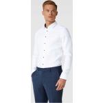 Reduzierte Weiße Unifarbene Kentkragen Hemden mit Kent-Kragen aus Baumwolle für Herren Größe S 