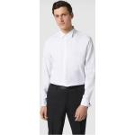 Weiße Elegante Jake*s Kläppchenkragen Hemden mit Umschlagmanschette aus Baumwolle für Herren Größe S 