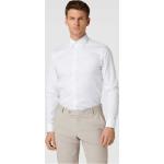 Weiße Unifarbene Jake*s Kentkragen Hemden mit Kent-Kragen aus Baumwolle für Herren Größe S 