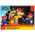 Jakks Super Mario 4 Inch Mario vs. Bowser Figure Set