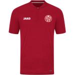 Reduzierte Rote Casual Jako Pro FSV Mainz 05 Herrenpoloshirts & Herrenpolohemden mit Reißverschluss aus PU Größe L 
