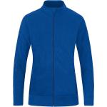 Royalblaue Jako Fleecejacken mit Reißverschluss aus Fleece für Damen Größe XS 