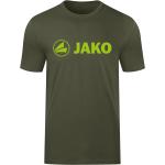 Khakifarbene Bio T-Shirts aus Baumwolle für Herren Größe 4 XL 
