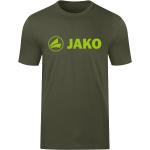 Khakifarbene Bio T-Shirts aus Baumwolle für Herren Größe L 