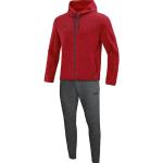 JAKO Jogginganzug Premium Basics mit Kapuze (Rot / Größe 34 / Damen)