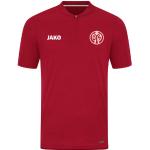 Rote Casual Jako Pro FSV Mainz 05 Herrenpoloshirts & Herrenpolohemden aus PU Größe 4 XL 