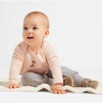 Reduzierte Pinke Langärmelige Jako-O Bio Printed Shirts für Kinder & Druck-Shirts für Kinder aus Baumwolle für Babys Größe 74 