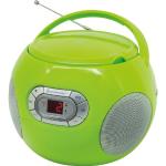 soundmaster® SCD2120 CD Spieler mit Hörbuchfunktion und UKW-Radio, grün