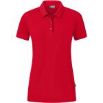 Reduzierte Rote Jako Bio Damenpoloshirts & Damenpolohemden mit Knopf aus Baumwolle Größe XS 