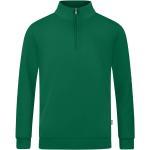 Reduzierte Grüne Jako Bio Stehkragen Herrensweatshirts mit Reißverschluss Größe 4 XL 