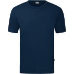 Blaue Bio V-Ausschnitt Kinder T-Shirts Größe 128 