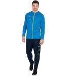 JAKO Trainingsanzug Challenge mit Kapuze (Jacke und Hose) hellblau/dunkelblau Herren
