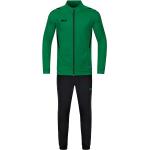 JAKO Trainingsanzug Polyester Challenge (Jacke und Hose) grün/schwarz Jungen