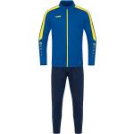 JAKO Trainingsanzug Polyester Power (Jacke und Hose) royalblau/gelb/marineblau Herren