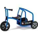 Blaue Jakobs Polizei Dreiräder aus Kunststoff 