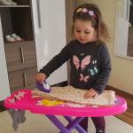 Pinke Jamara Kinderbügeleisen aus Kunststoff 