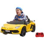 Reduzierte Gelbe Jamara Lamborghini Aventador Elektroautos für Kinder 