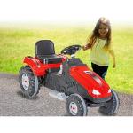 Jamara Elektro-Kindertraktor Ride-on Traktor Big Wheel rot Kinder Kinderfahrzeuge