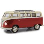 Modellauto VW Bus Love & Peace mit Light Sound 12 cm NEU Spielzeugauto grün /b 