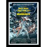 Bunte James Bond Moonraker - Streng geheim Kunstdrucke 30x40 