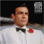 Schwarze James Bond Kalender 2024 aus Papier 
