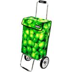 Grüne James Barz & Barz Einkaufstrolleys & Einkaufswagen mit Klettverschluss aus LKW-Plane klappbar für Herren 