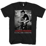 James Franco is Cool and Handsome Man T-Shirt Black, S