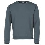 Anthrazitfarbene James & Nicholson Rundhals-Ausschnitt Herrensweatshirts aus Baumwolle Größe L 