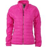 Pinke Gesteppte Winddichte James & Nicholson Mini Kurzjacken & Cropped-Jackets für Damen Größe XL für den für den Herbst 