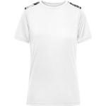 Weiße Kurzärmelige James & Nicholson T-Shirts für Damen Größe XXL 