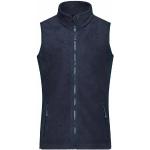 James & Nicholson - Damen Workwear Fleece Weste JN855, navy-blau, Größe M