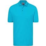 James & Nicholson Herren Classic Polo Poloshirt, Blau (Turquoise), Large