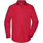 Rote Business Langärmelige James & Nicholson Herrenlangarmhemden Größe 5 XL für den für den Frühling 