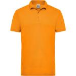 Neonorange James & Nicholson Herrenpoloshirts & Herrenpolohemden aus Polyester Größe 3 XL 