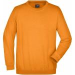 Orange James & Nicholson Rundhals-Ausschnitt Herrensweatshirts Größe 4 XL 
