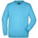 Blaue Rundhals-Ausschnitt Herrensweatshirts Größe 5 XL 
