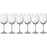 JAMIE OLIVER Gläser-Set »WAVES 6er Kristall Weißweingläser 580ml klar bruchfest Weinglas-Set«, robust und langlebiges Material, Weinglas Rotweinglas