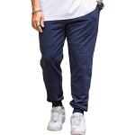 Marineblaue Unifarbene Sportliche Atmungsaktive Herrenhosen aus Baumwolle Größe 8 XL 