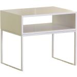 Beige Jan Kurtz Dina Rechteckige Design Tische aus Eschenholz Breite 0-50cm, Höhe 0-50cm, Tiefe 0-50cm 