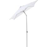Jan Kurtz Elba Sonnenschirm rechteckig weiß/Polyester/mit Knickgelenk/ohne Schirmständer/200x150cm weiß mit Knickgelenk/ohne Schirmständer