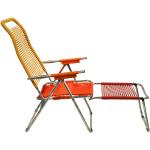 Rote Jan Kurtz Liegestühle aus Polyrattan mit Armlehne Breite 100-150cm, Höhe 100-150cm, Tiefe 0-50cm 