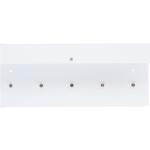 Reduzierte Weiße Minimalistische Wandgarderoben Design Pulverbeschichtete aus Stahl Breite 0-50cm, Höhe 0-50cm, Tiefe 0-50cm 