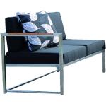 Jan Kurtz - Lux Lounge 2 Sitzer - grau, Metall,Stoff - 127x62x67 cm - taupe (498570) (706)