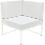 Reduzierte Weiße Moderne Zweisitzer-Sofas aus Edelstahl mit Armlehne Breite 100-150cm, Höhe 50-100cm, Tiefe 50-100cm 