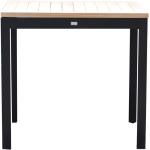 Jan Kurtz - Quadrat Tisch - schwarz, rechteckig, Holz,Metall - 120x76x120 cm - Teak - Teak + schwarz (703) 120 x 120 cm