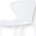 Reduzierte Weiße Schalenstühle & Schalensessel pulverbeschichtet Breite 0-50cm, Höhe 50-100cm, Tiefe 0-50cm 